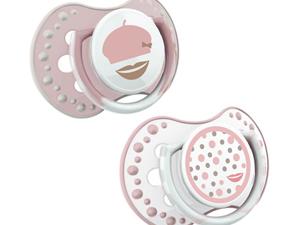 lovi retro baby girl speentjes 2 stuks  0-3m/3-6m/6-18m